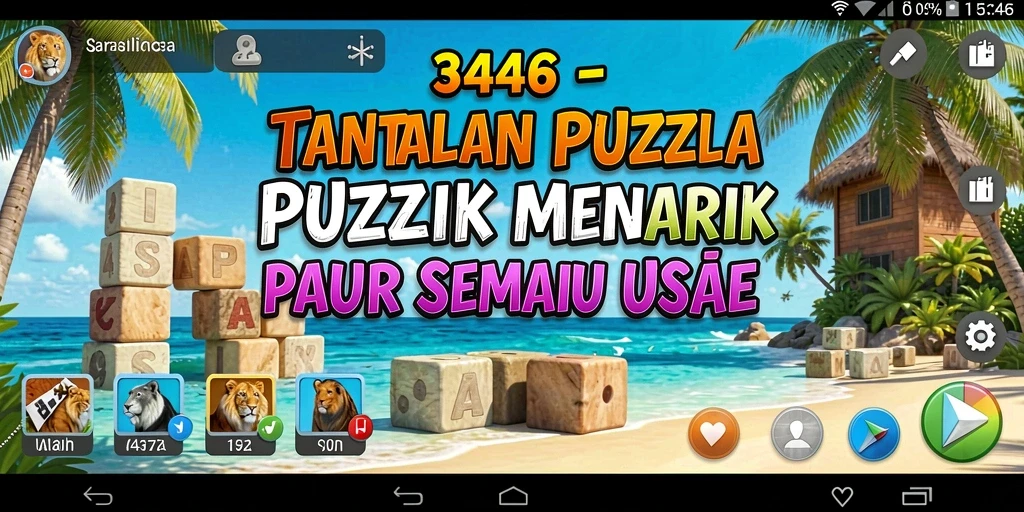 Tampilan gameplay 3446 yang seru dan penuh tantangan.