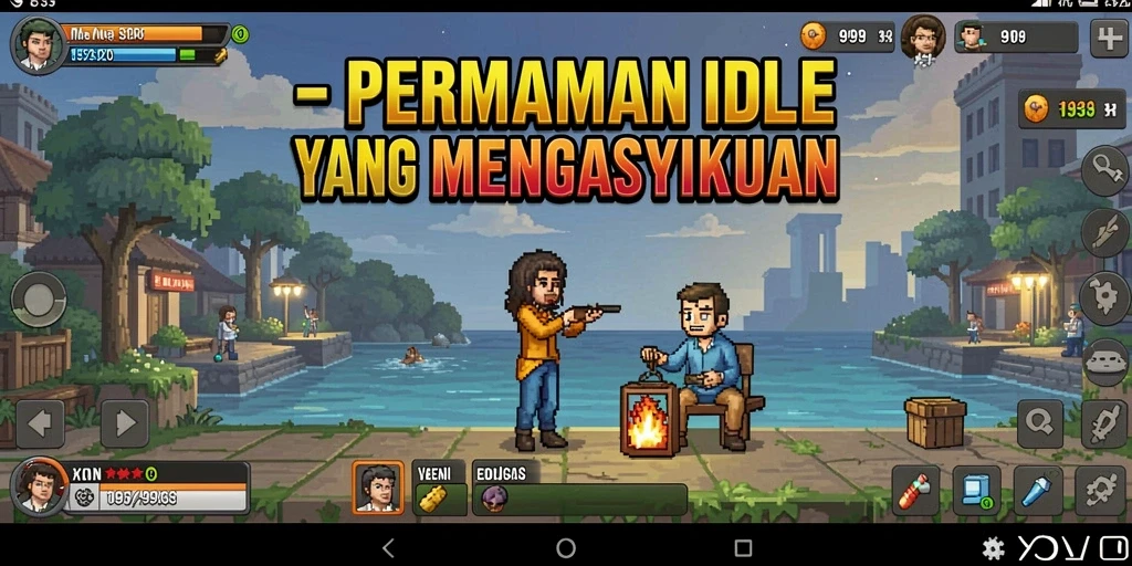 Tampilan screenshot gameplay 9939 yang menampilkan suasana santai dan interaktif.