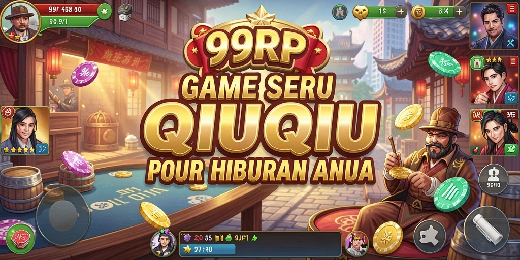 Screenshot gameplay QiuQiu di 99RP yang seru.