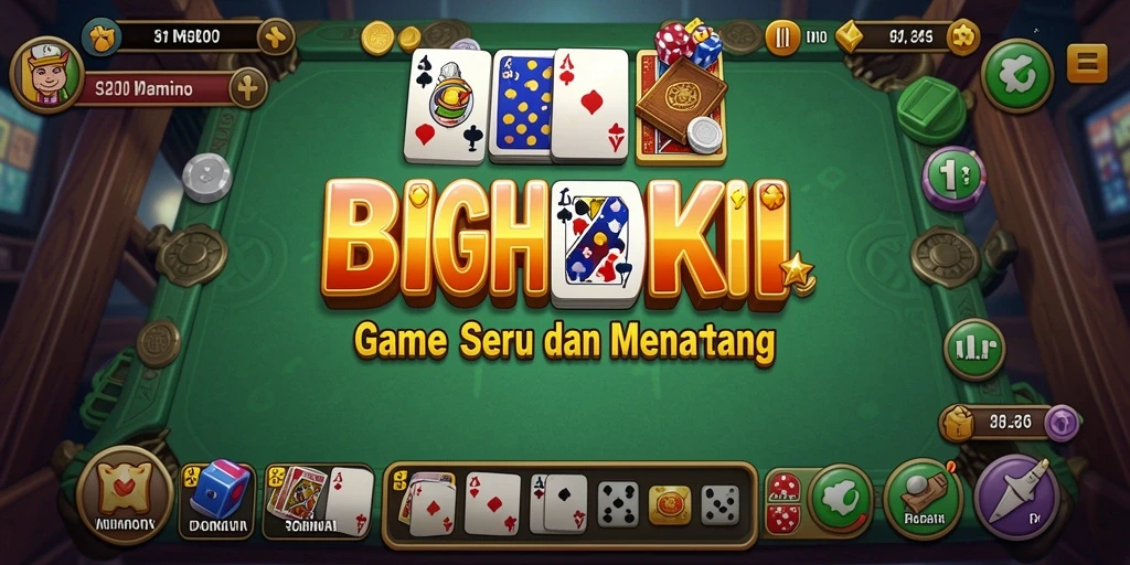 Tampilan gameplay BIGHOKI yang seru dan interaktif.