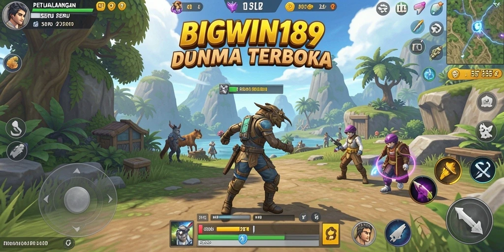 Tampilan gameplay seru dalam dunia terbuka BIGWIN189.