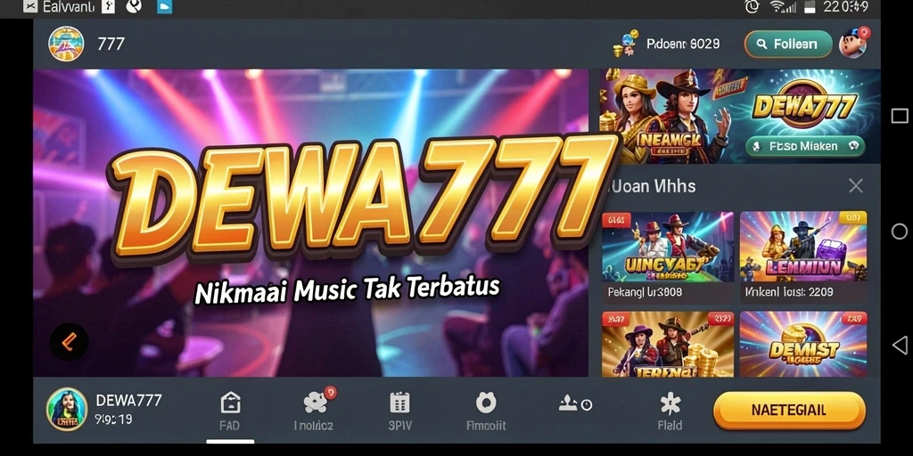 Tampilan gameplay DEWA777 yang interaktif dan menarik.