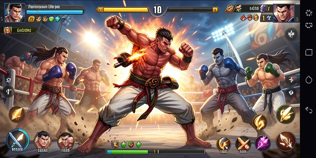 Gameplay seru GACORX dengan pertarungan dinamis.