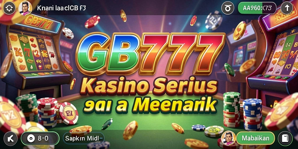 Tampilan menarik dari gameplay GB777 yang penuh keseruan Kasino.