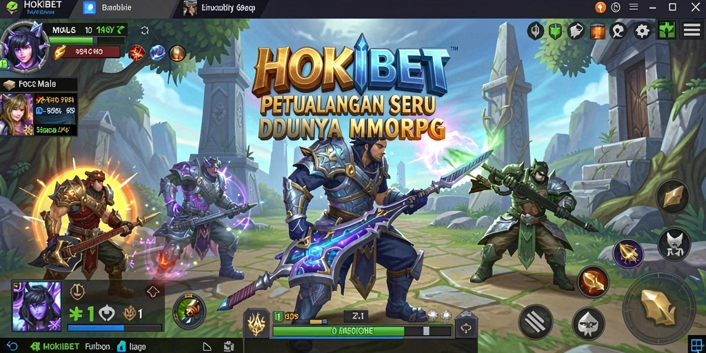 Tampilan gameplay HOKIBET yang menawan dan penuh warna.