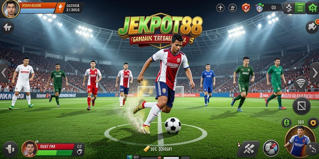 Tangkap momen seru dalam gameplay sepak bola di JEKPOT88.