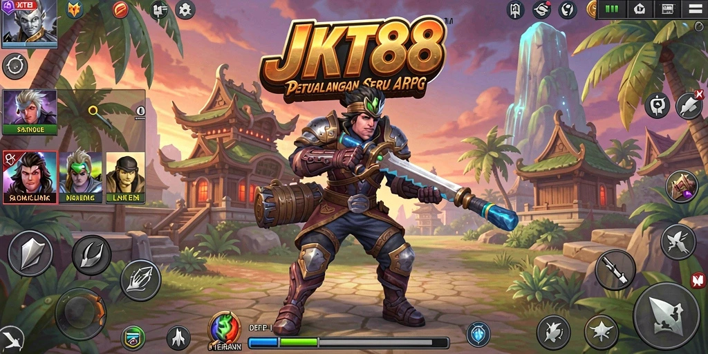Tampilan gameplay JKT88 yang menegangkan dan penuh aksi.