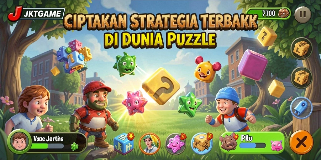 Gameplay seru JKTGAME yang menantang pemain dengan teka-teki menarik.