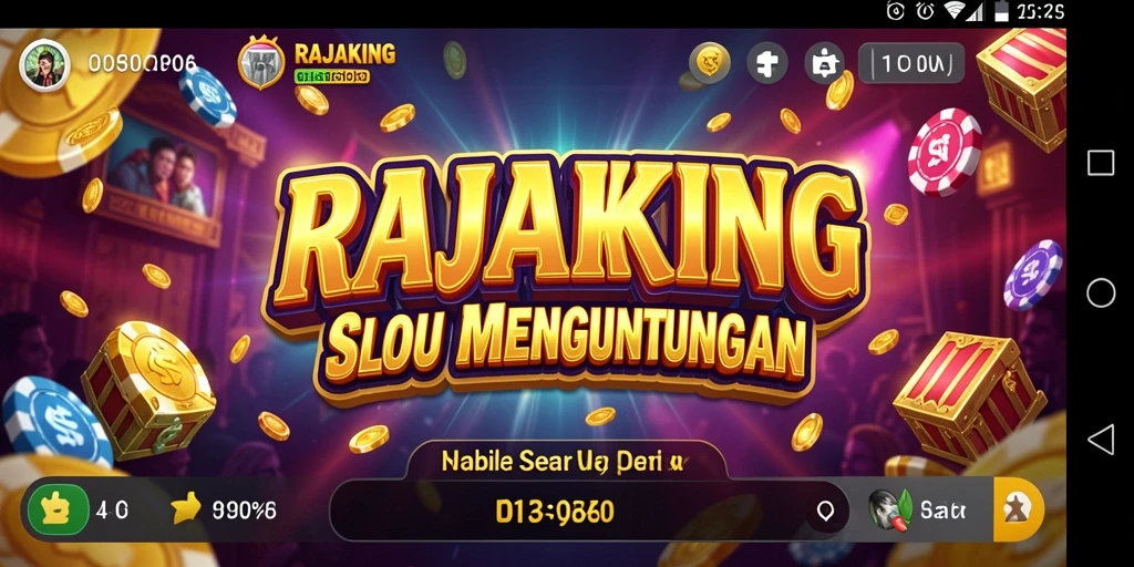Tampilan gameplay RAJAKING yang menawan dan menegangkan.