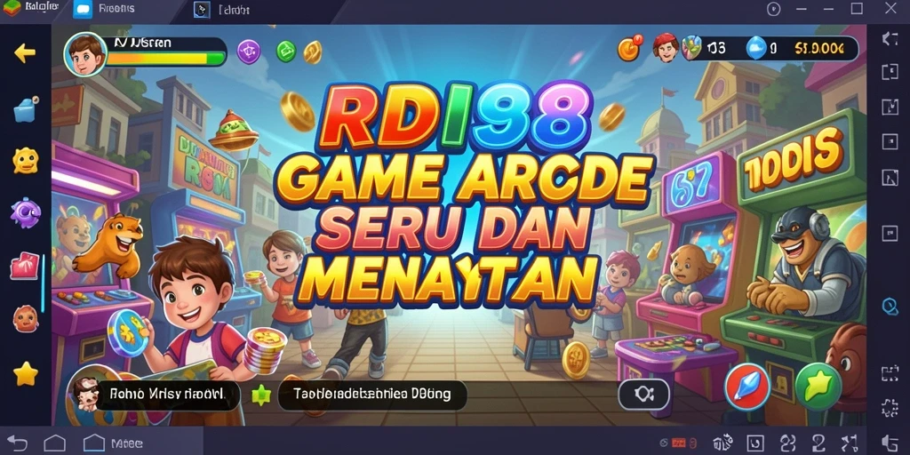 Tangkapan layar gameplay RDI88 yang menampilkan aksi seru di level Arcade.