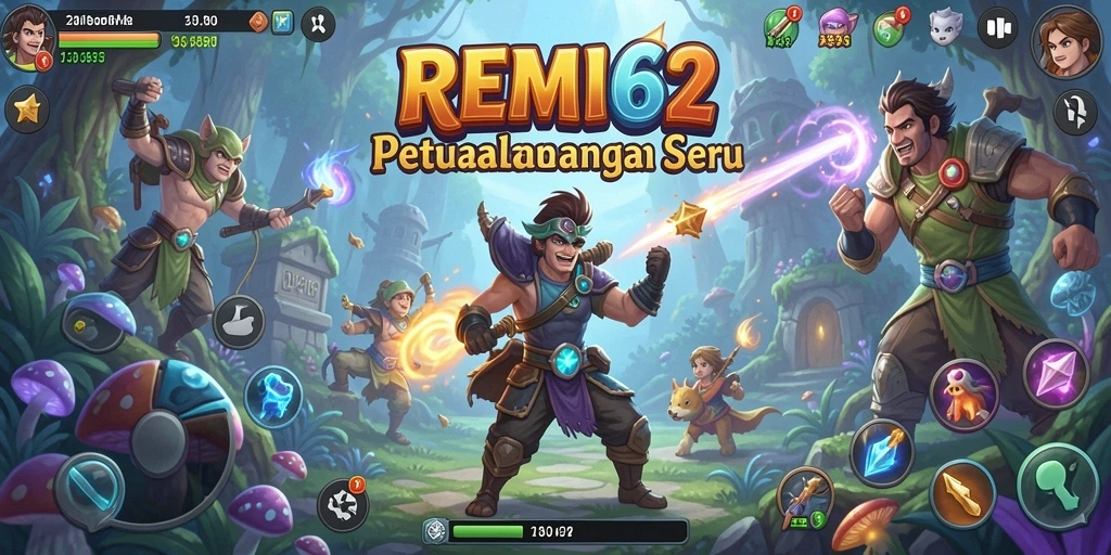 Tampilan gameplay <strong>REMI62</strong> yang seru dan mendebarkan.