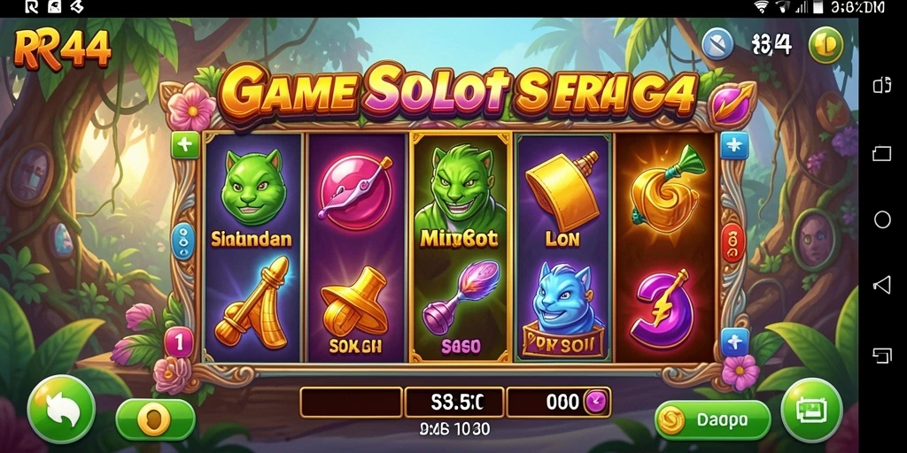 Tampilan gameplay seru dari game Slot RR44 yang menarik.