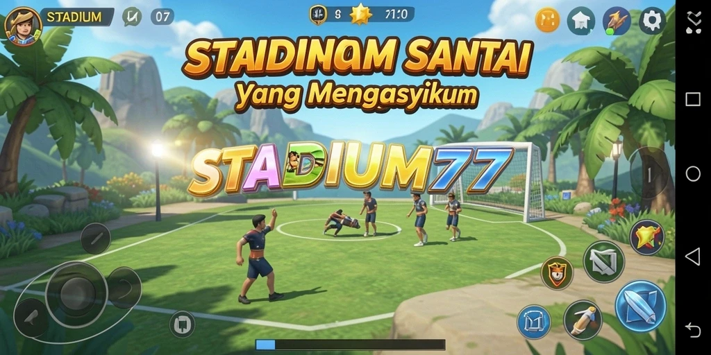 Tampilan menarik dari gameplay STADIUM77 yang menyenangkan.