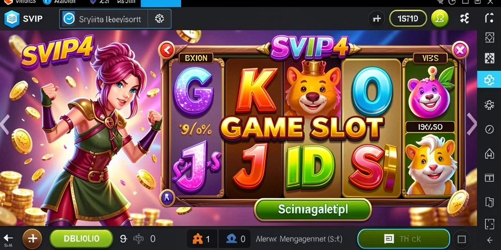 Screenshot SVIP4 menampilkan gameplay Slot yang seru dan mengasyikkan.