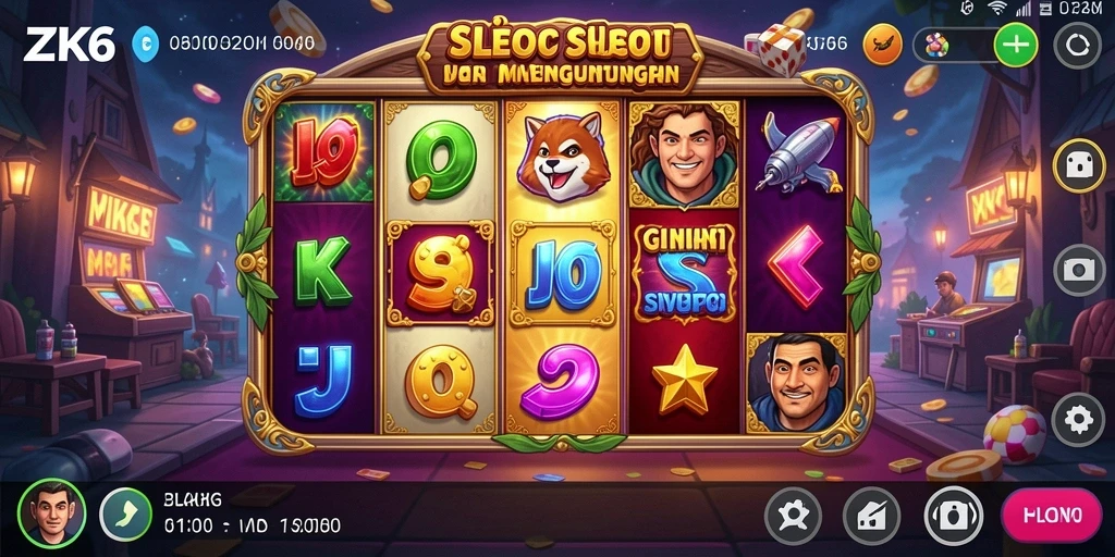Gameplay seru di ZK6 dengan berbagai tema Slot menarik.